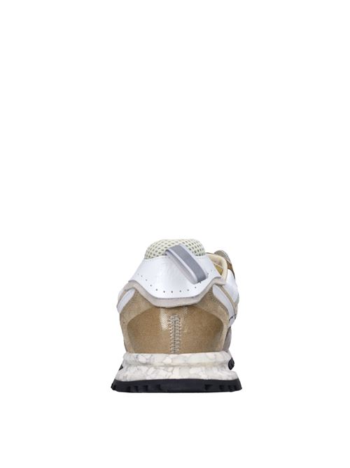 Sneakers in pelle e tessuto HIDNANDER | THREEDOME.ZERO HE1WS230 310BIANCO-MARRONE